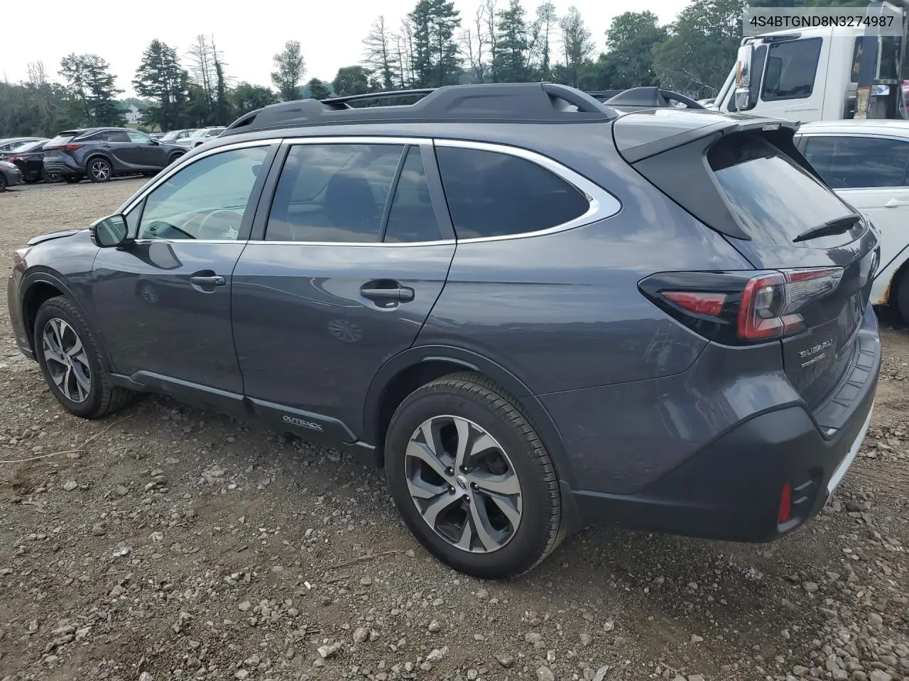 2022 Subaru Outback Limited Xt VIN: 4S4BTGND8N3274987 Lot: 61900366