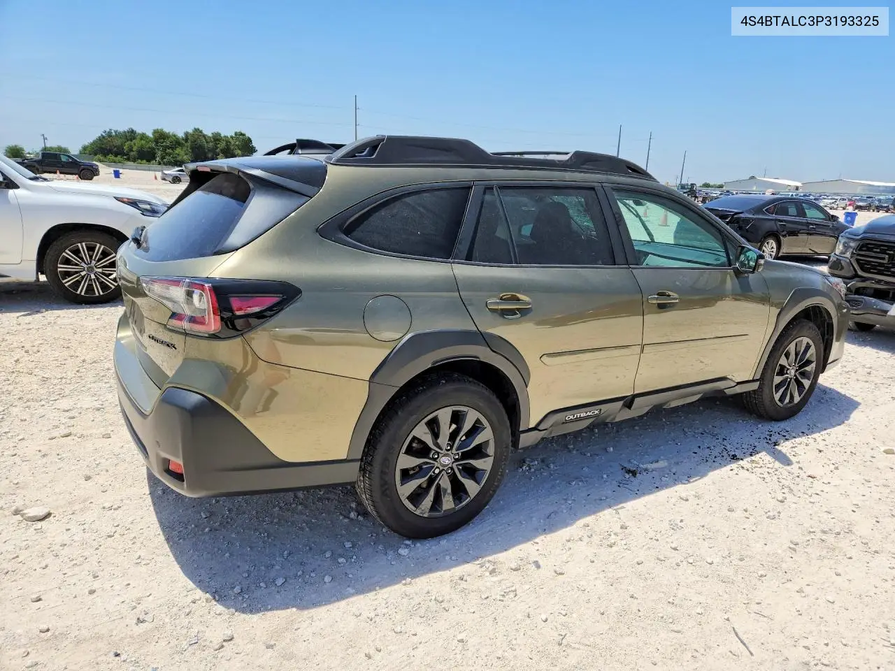 2023 Subaru Outback Onyx Edition VIN: 4S4BTALC3P3193325 Lot: 61442296