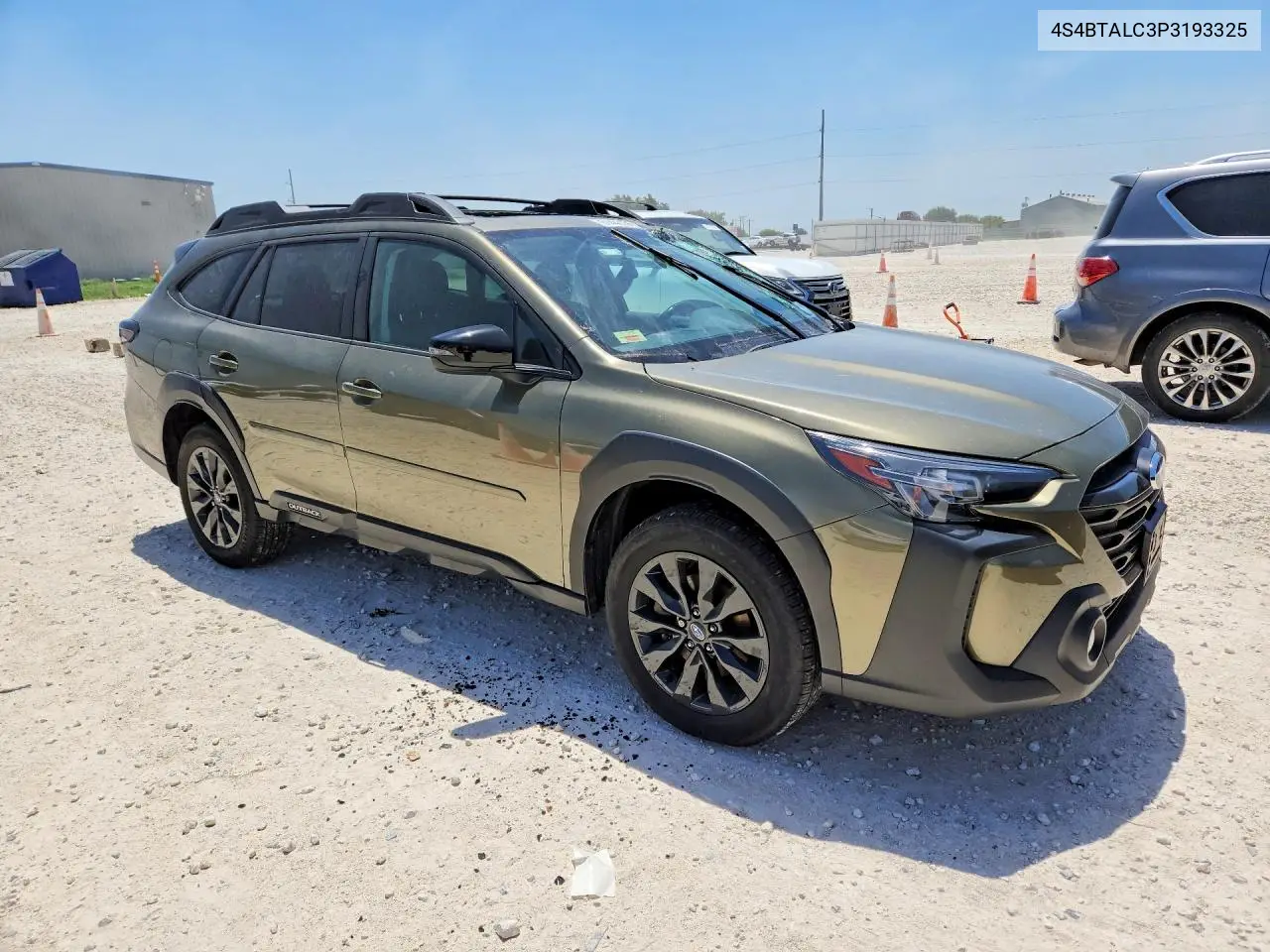 2023 Subaru Outback Onyx Edition VIN: 4S4BTALC3P3193325 Lot: 61442296