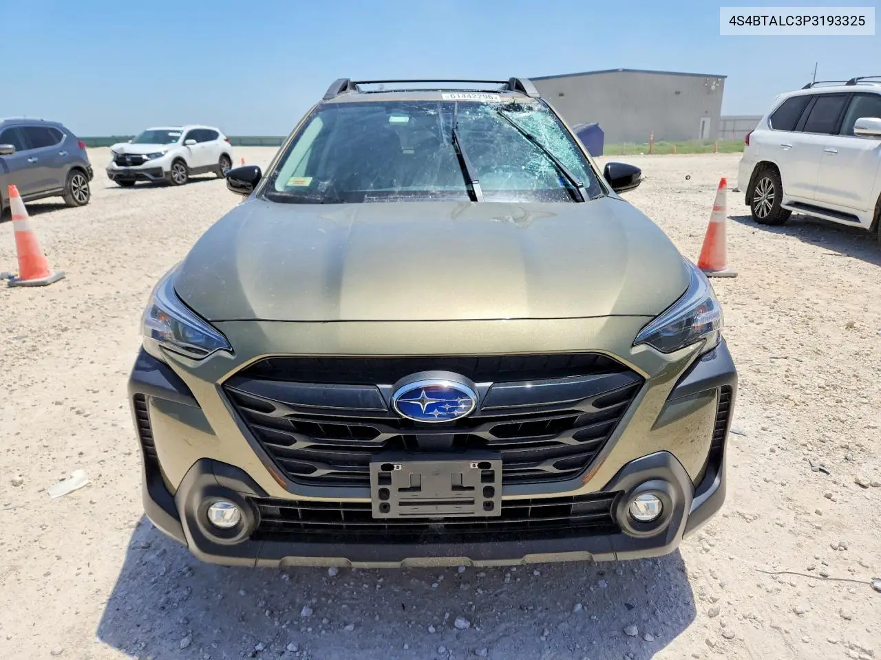2023 Subaru Outback Onyx Edition VIN: 4S4BTALC3P3193325 Lot: 61442296