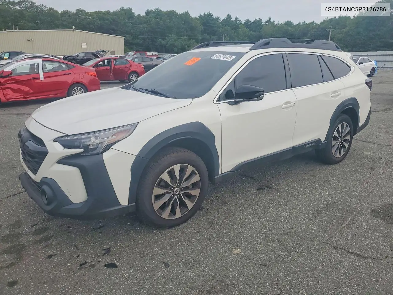 2023 Subaru Outback Limited VIN: 4S4BTANC5P3126786 Lot: 61578646