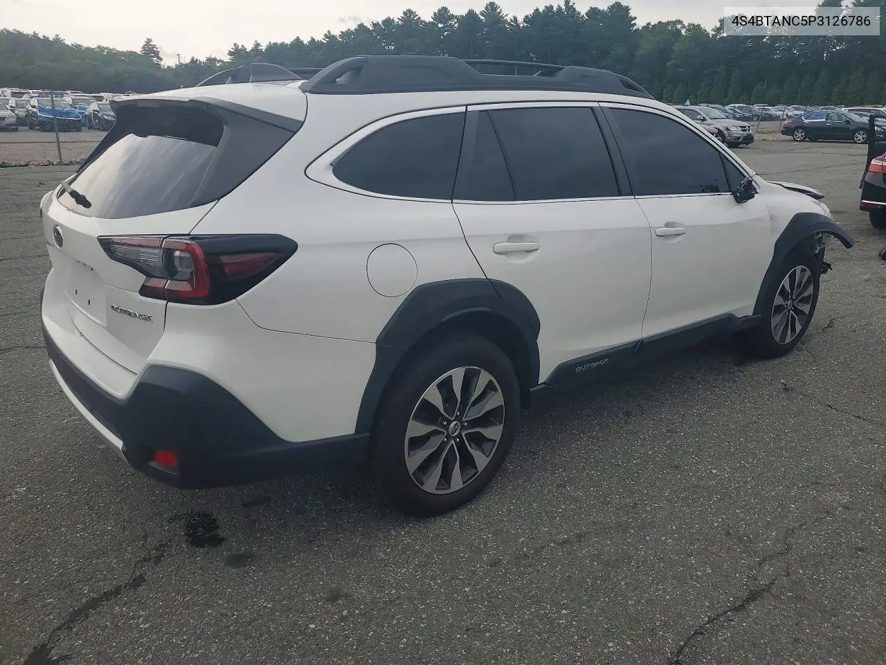 2023 Subaru Outback Limited VIN: 4S4BTANC5P3126786 Lot: 61578646