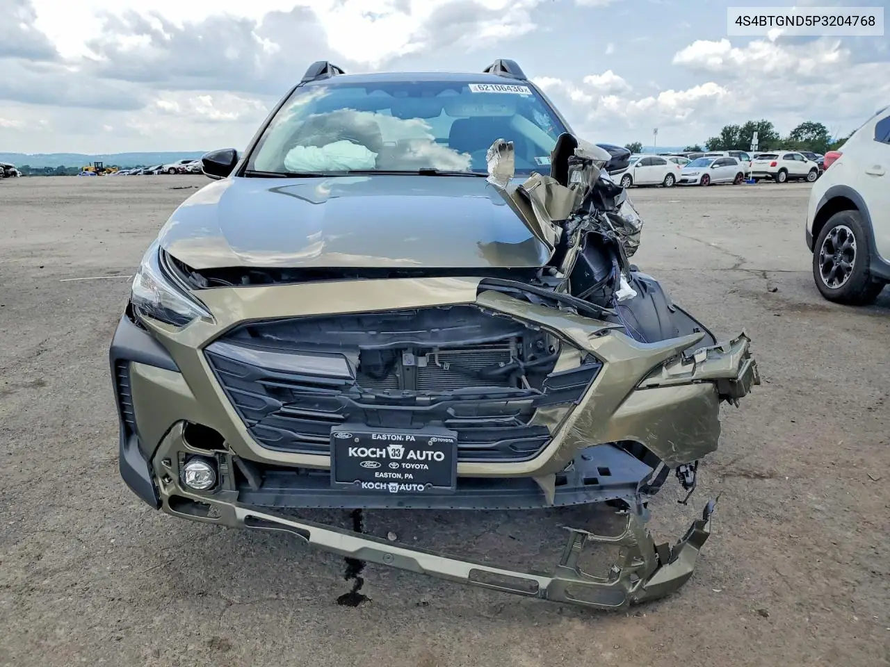 2023 Subaru Outback Limited Xt VIN: 4S4BTGND5P3204768 Lot: 62106436