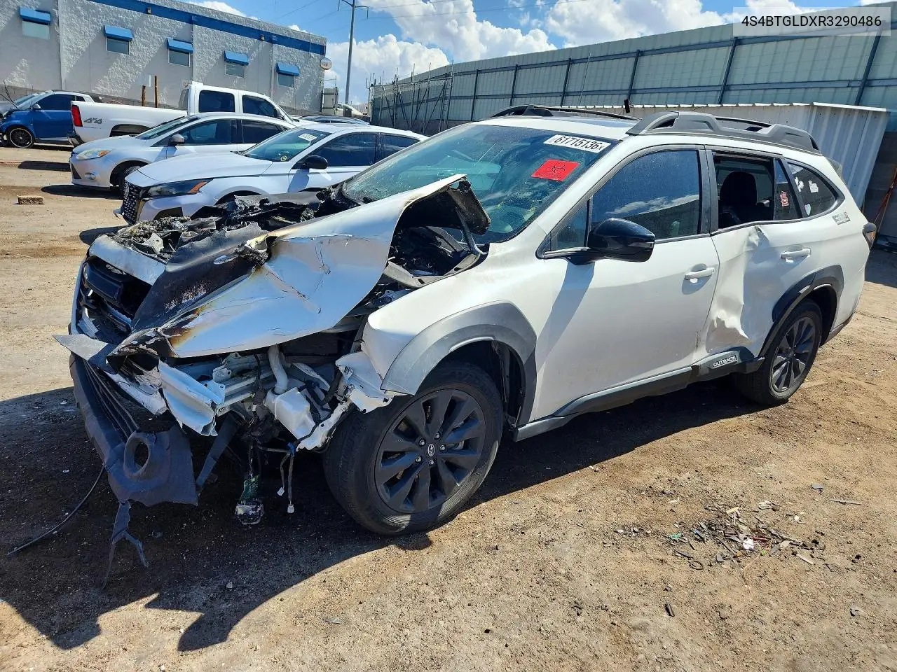 2024 Subaru Outback Onyx Edition Xt VIN: 4S4BTGLDXR3290486 Lot: 61715136