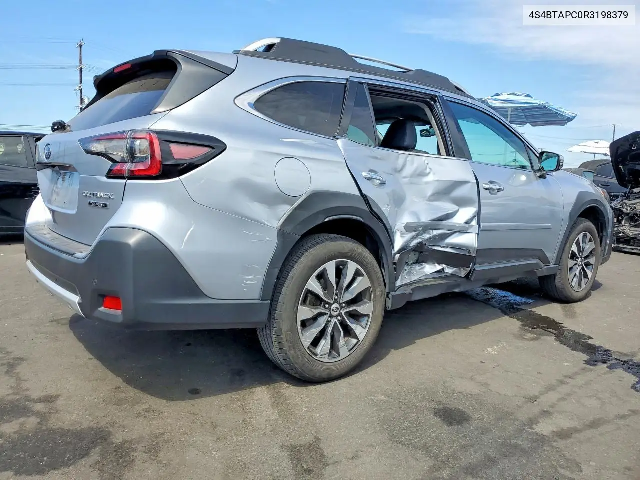 2024 Subaru Outback Touring VIN: 4S4BTAPC0R3198379 Lot: 61768786