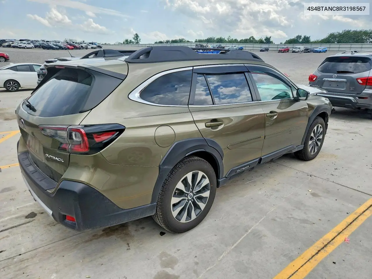 2024 Subaru Outback Limited VIN: 4S4BTANC8R3198567 Lot: 62098566