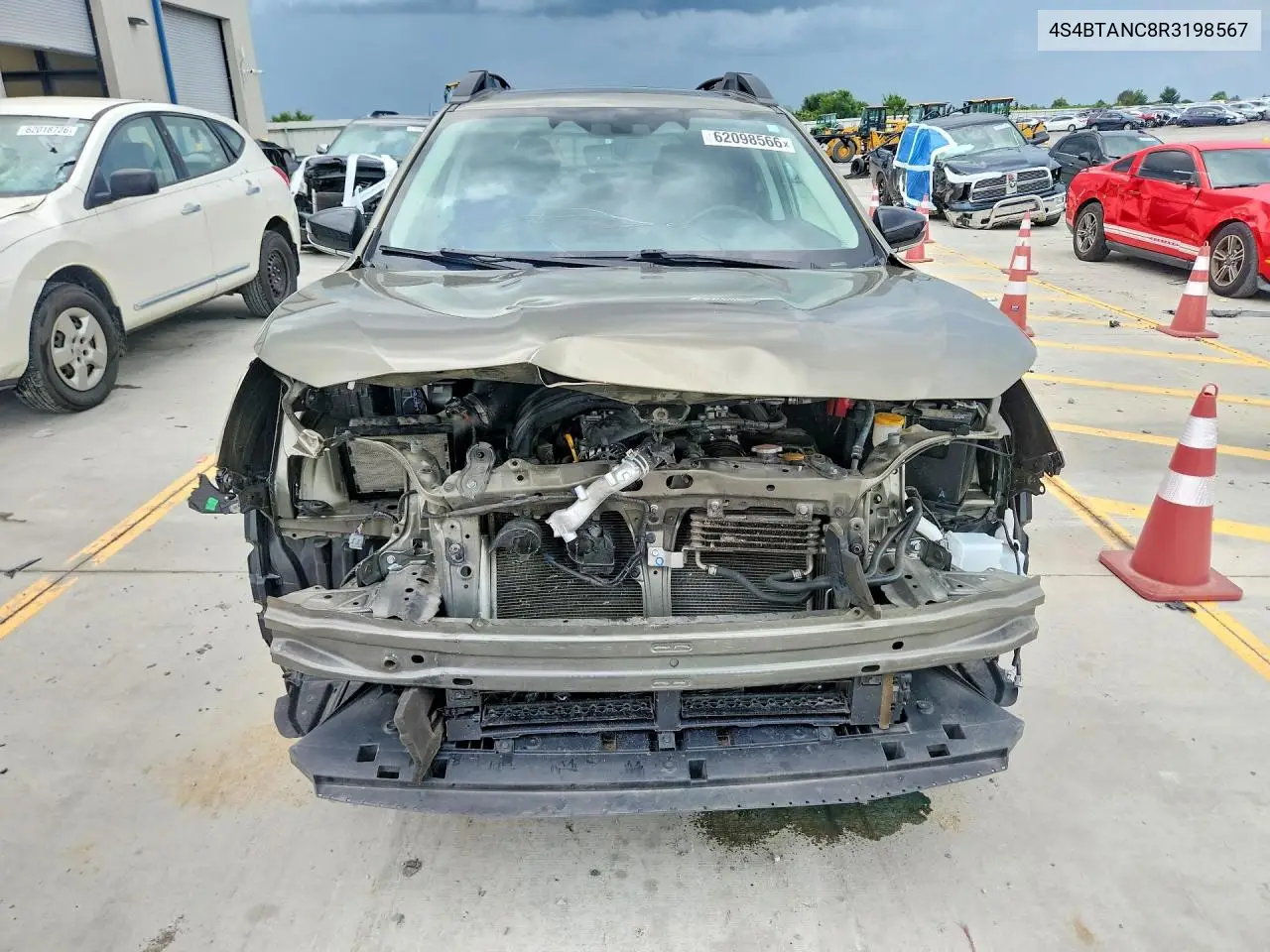 2024 Subaru Outback Limited VIN: 4S4BTANC8R3198567 Lot: 62098566