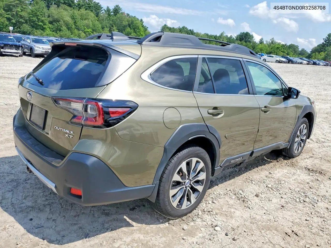 2024 Subaru Outback Limited Xt VIN: 4S4BTGND0R3258708 Lot: 62131746
