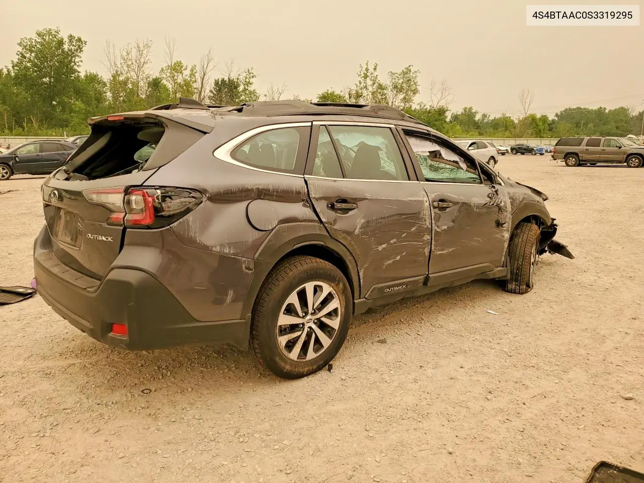 2025 Subaru Outback VIN: 4S4BTAAC0S3319295 Lot: 61167106