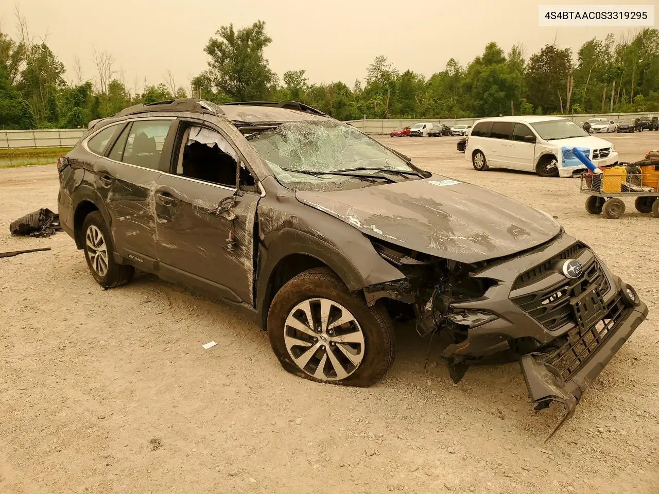 2025 Subaru Outback VIN: 4S4BTAAC0S3319295 Lot: 61167106