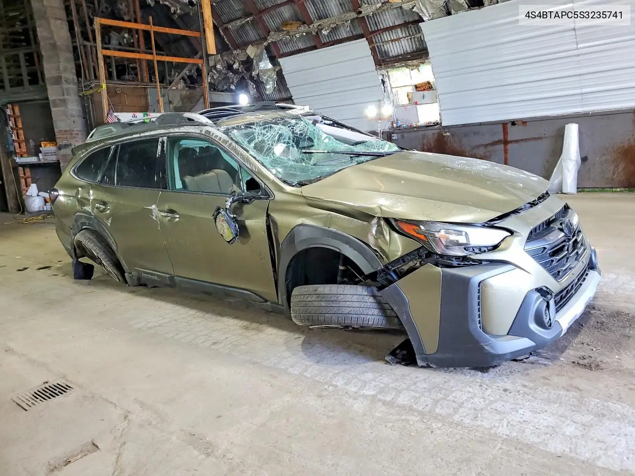 2025 Subaru Outback Touring VIN: 4S4BTAPC5S3235741 Lot: 61445226