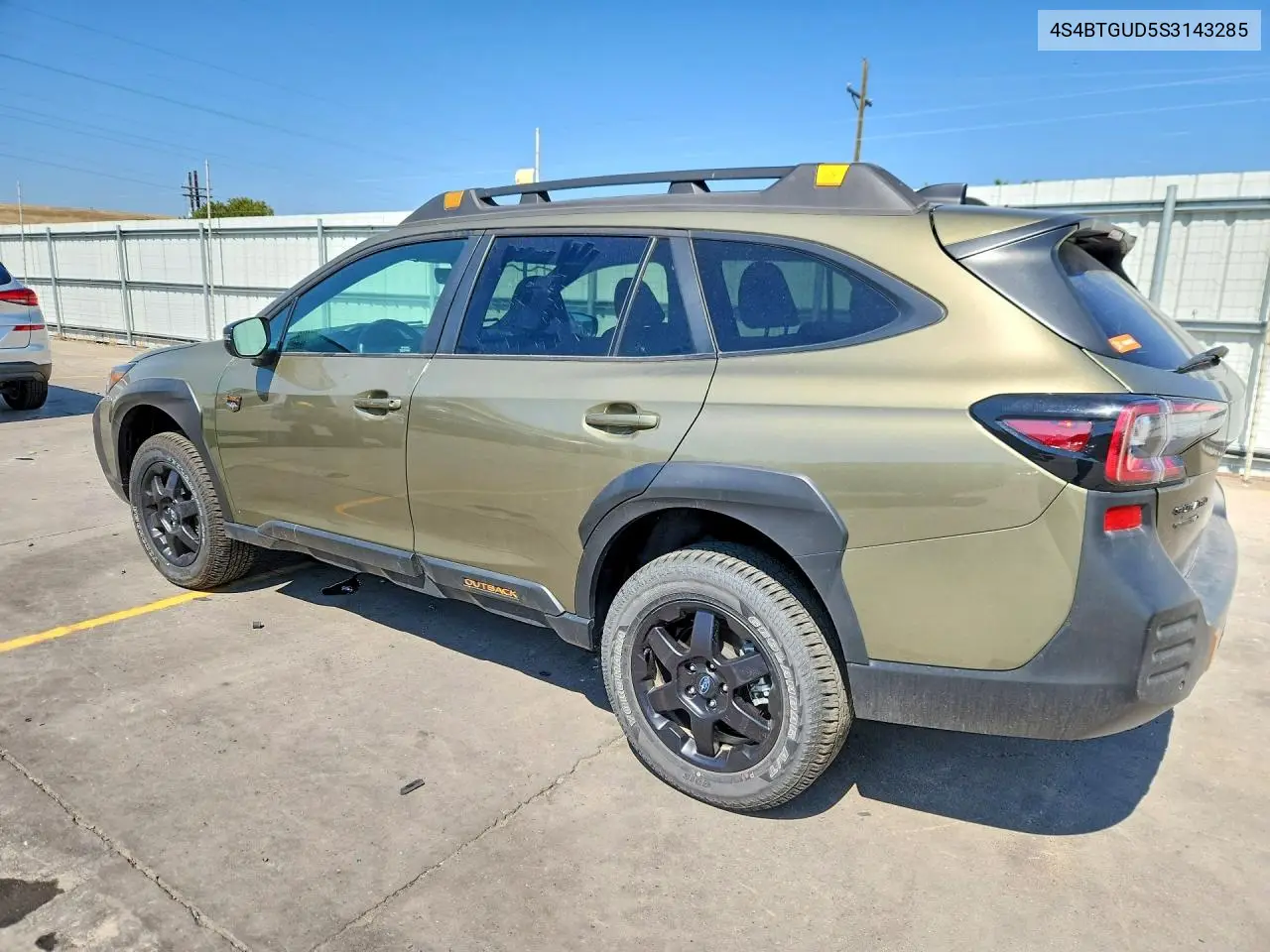 2025 Subaru Outback Wilderness VIN: 4S4BTGUD5S3143285 Lot: 61808816