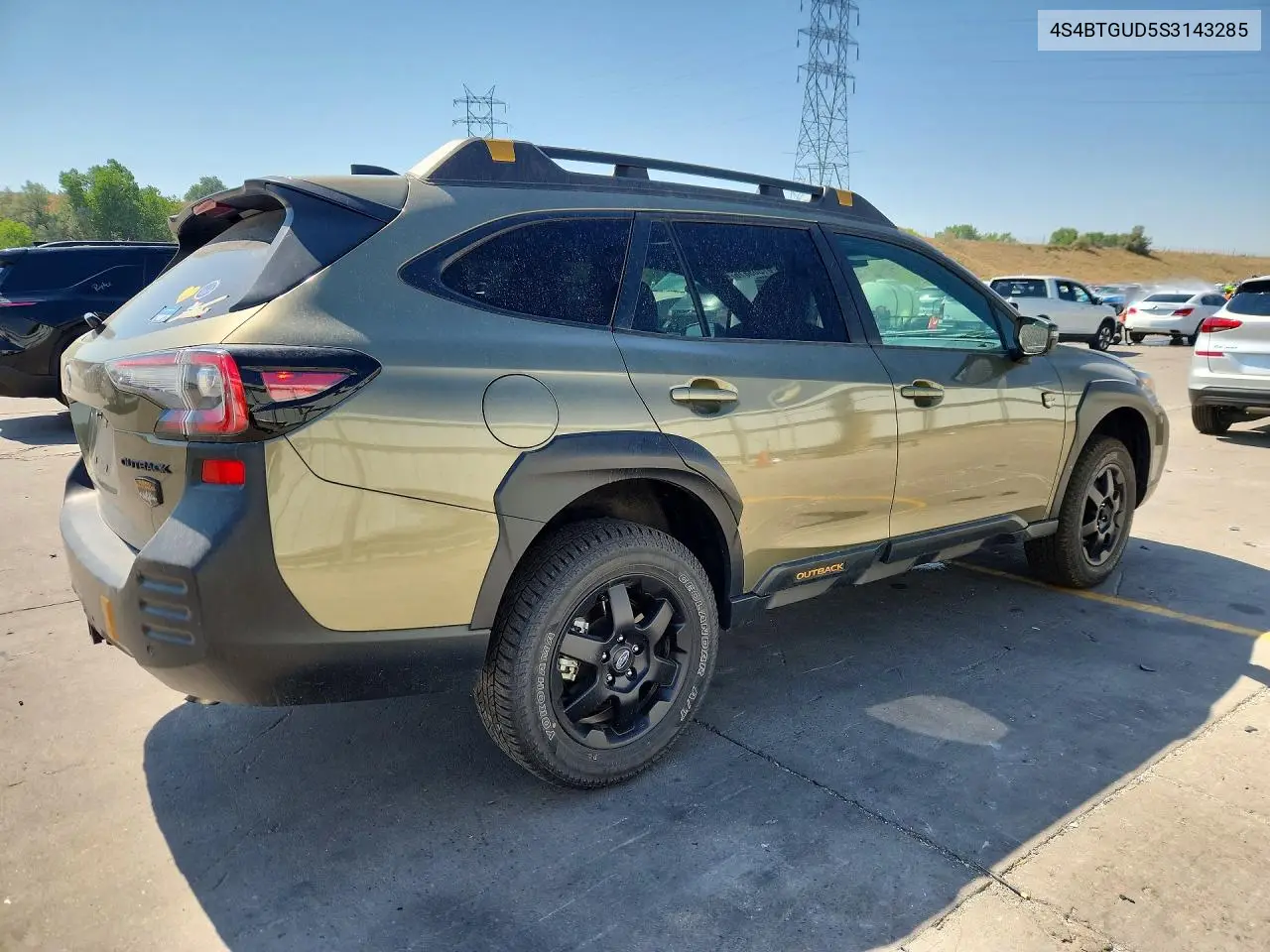 2025 Subaru Outback Wilderness VIN: 4S4BTGUD5S3143285 Lot: 61808816