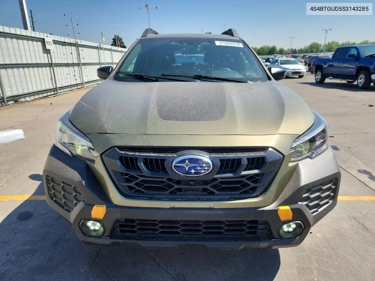2025 Subaru Outback Wilderness VIN: 4S4BTGUD5S3143285 Lot: 61808816