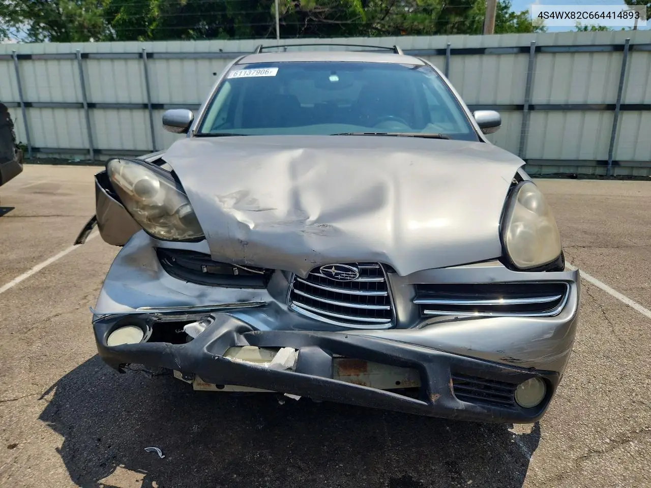 2006 Subaru B9 Tribeca 3.0 H6 VIN: 4S4WX82C664414893 Lot: 61137906
