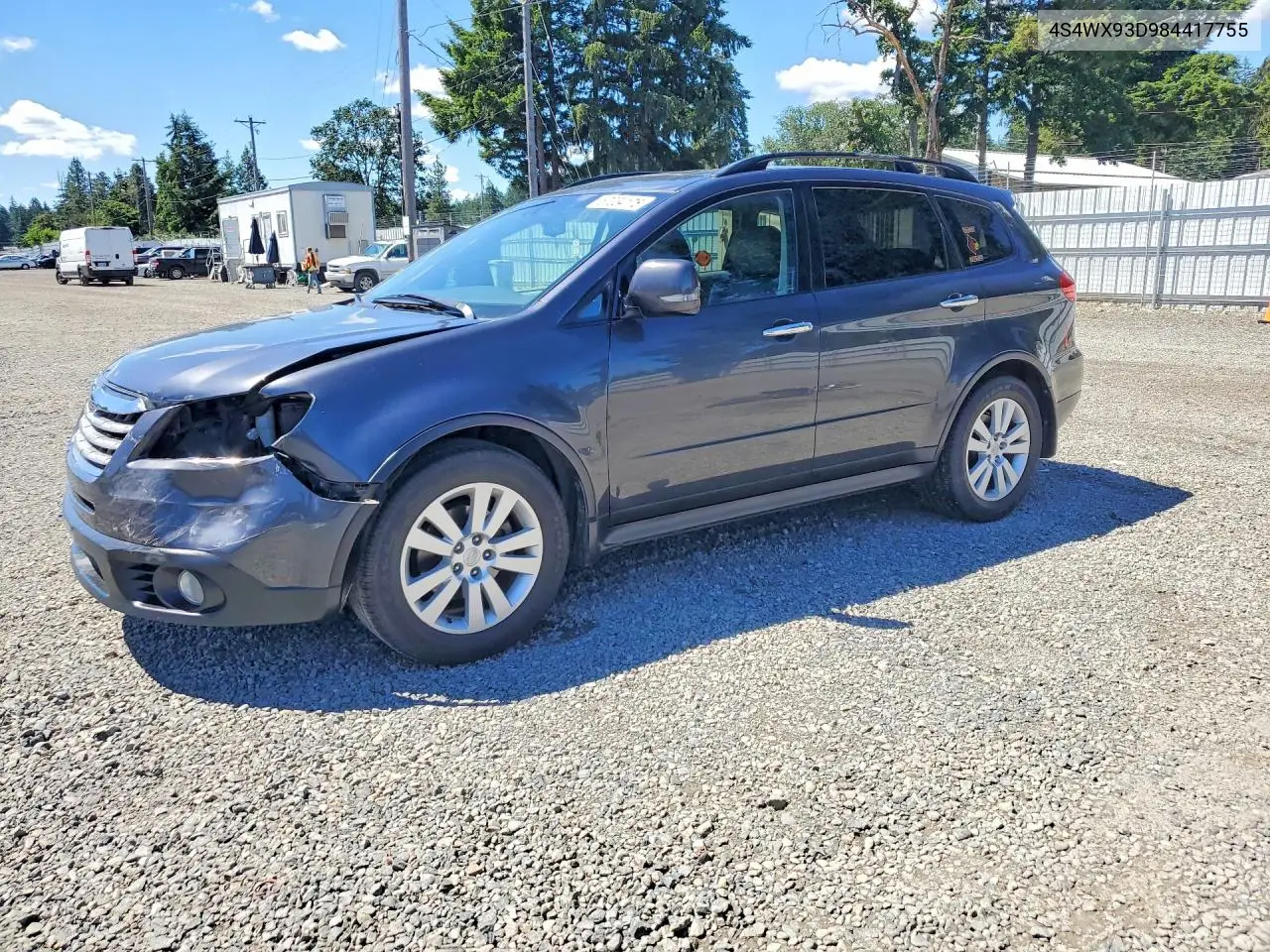 2008 Subaru Tribeca Limited VIN: 4S4WX93D984417755 Lot: 57034176