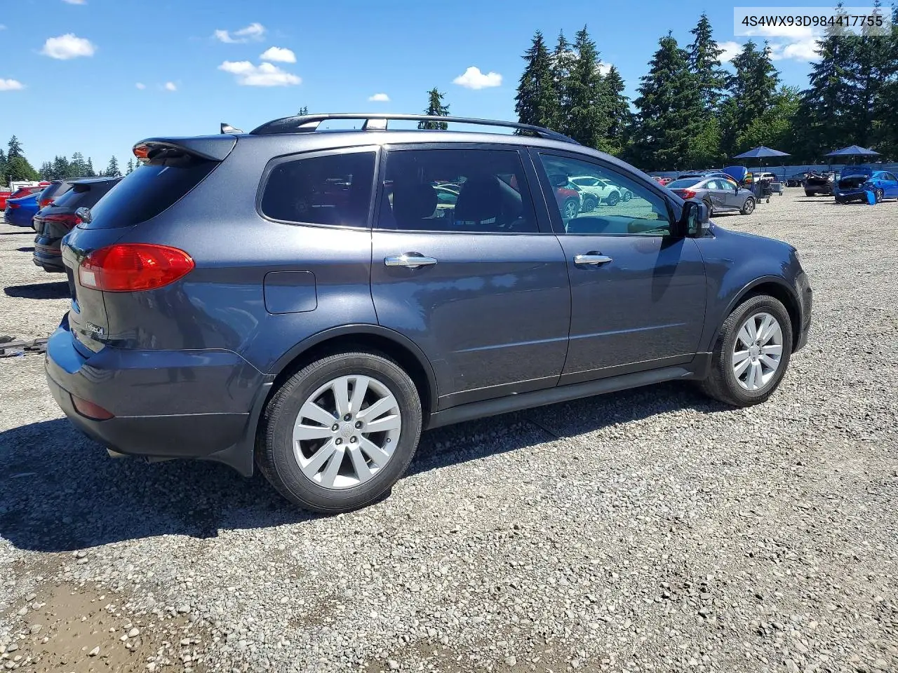 2008 Subaru Tribeca Limited VIN: 4S4WX93D984417755 Lot: 57034176