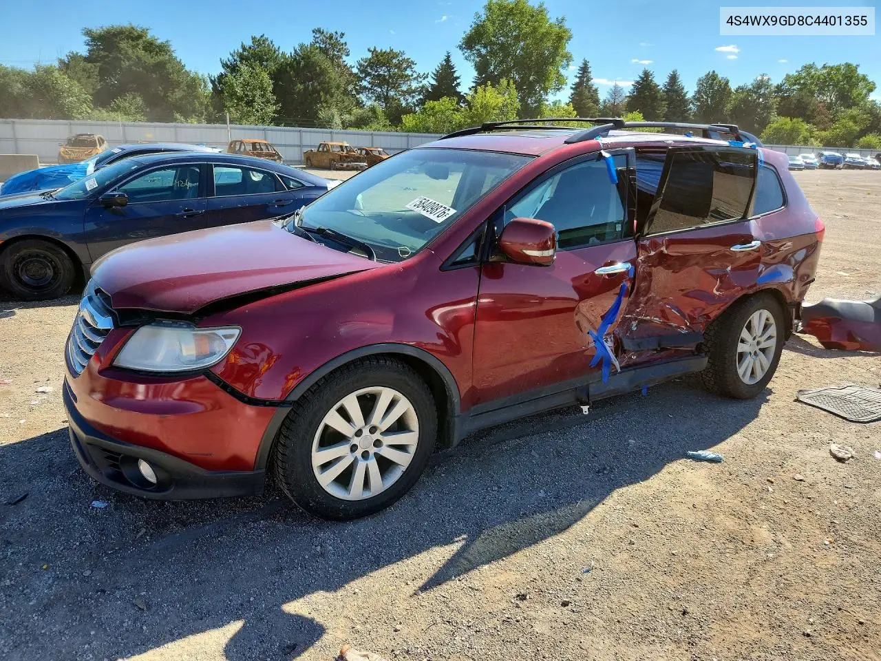 2012 Subaru Tribeca Limited VIN: 4S4WX9GD8C4401355 Lot: 58409876