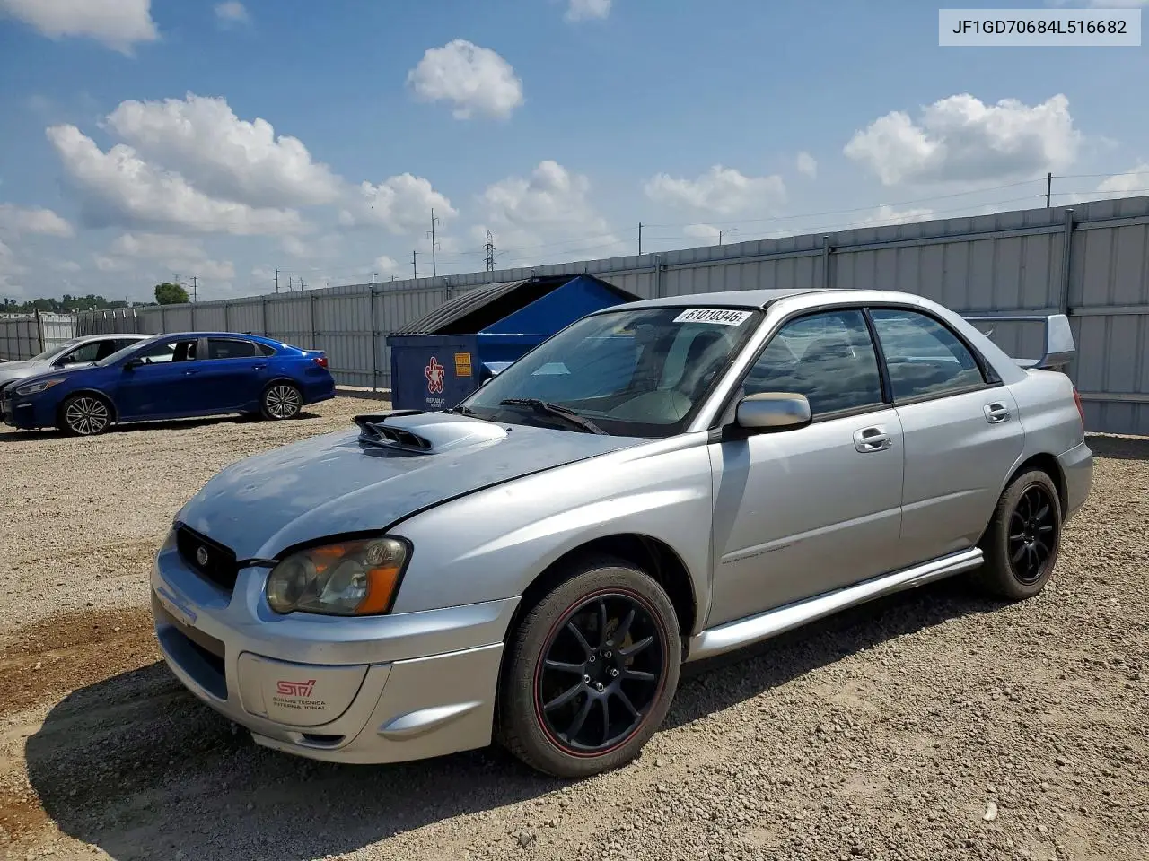 2004 Subaru Impreza Wrx Sti VIN: JF1GD70684L516682 Lot: 61010346