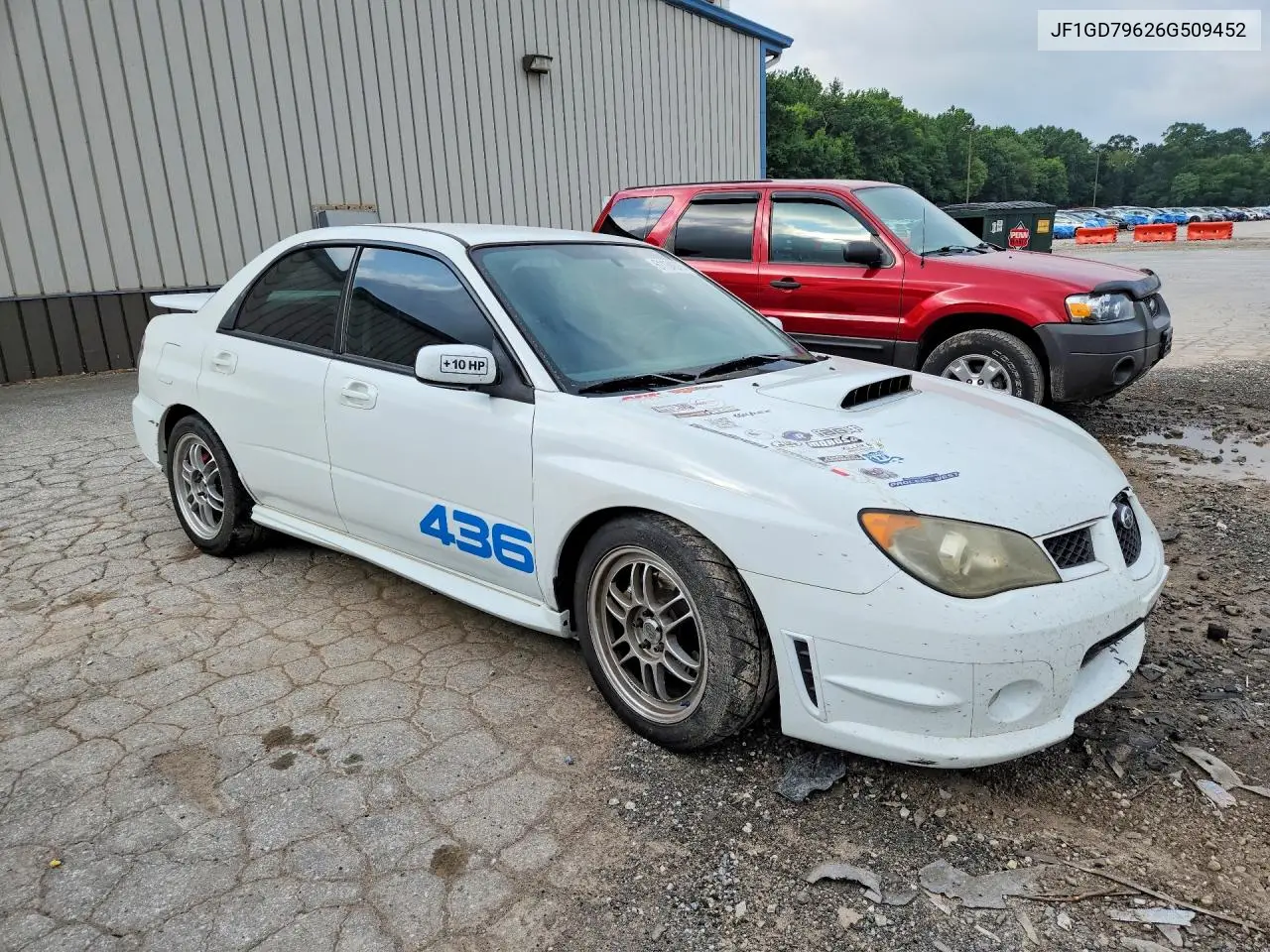2006 Subaru Impreza Wrx VIN: JF1GD79626G509452 Lot: 61184376