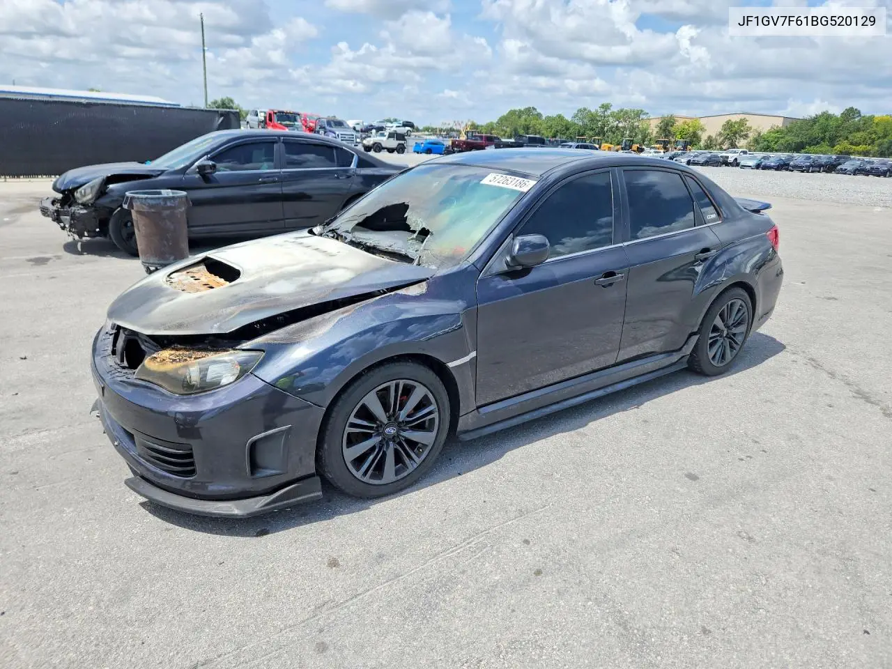 2011 Subaru Impreza Wrx VIN: JF1GV7F61BG520129 Lot: 57263186