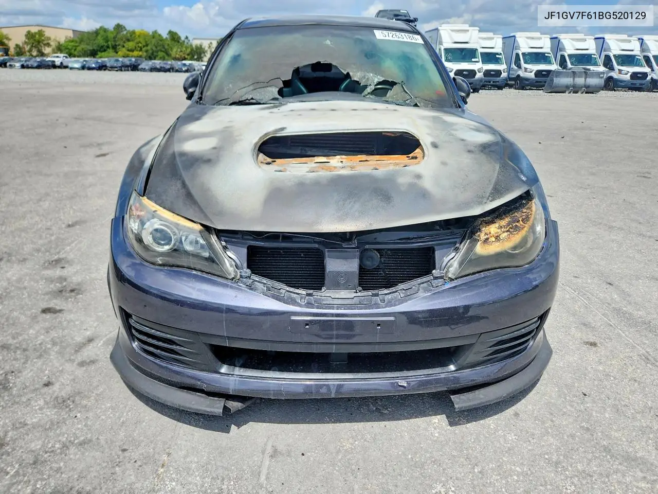 2011 Subaru Impreza Wrx VIN: JF1GV7F61BG520129 Lot: 57263186
