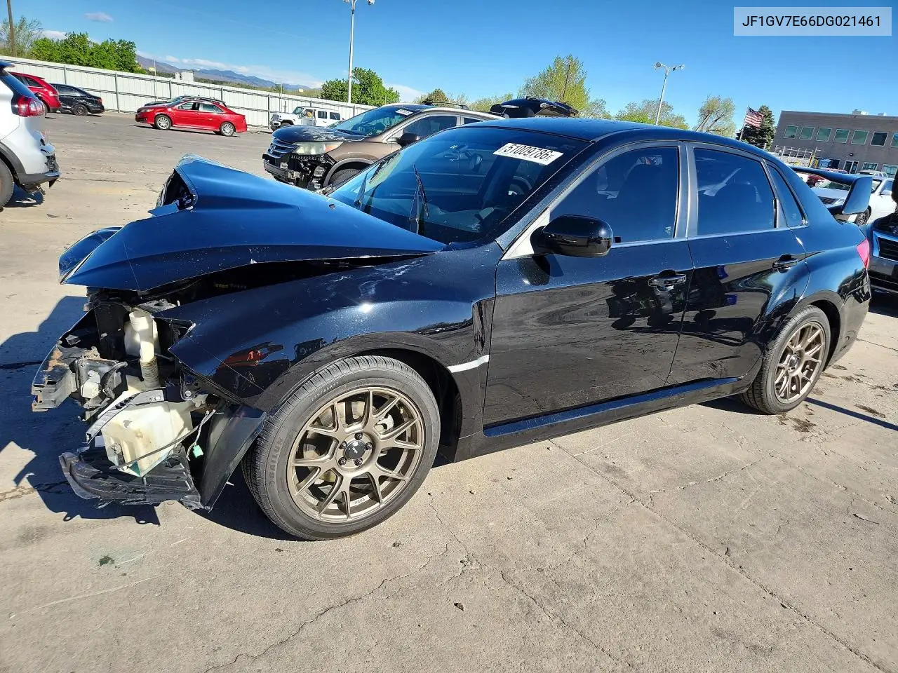 2013 Subaru Impreza Wrx VIN: JF1GV7E66DG021461 Lot: 51009786