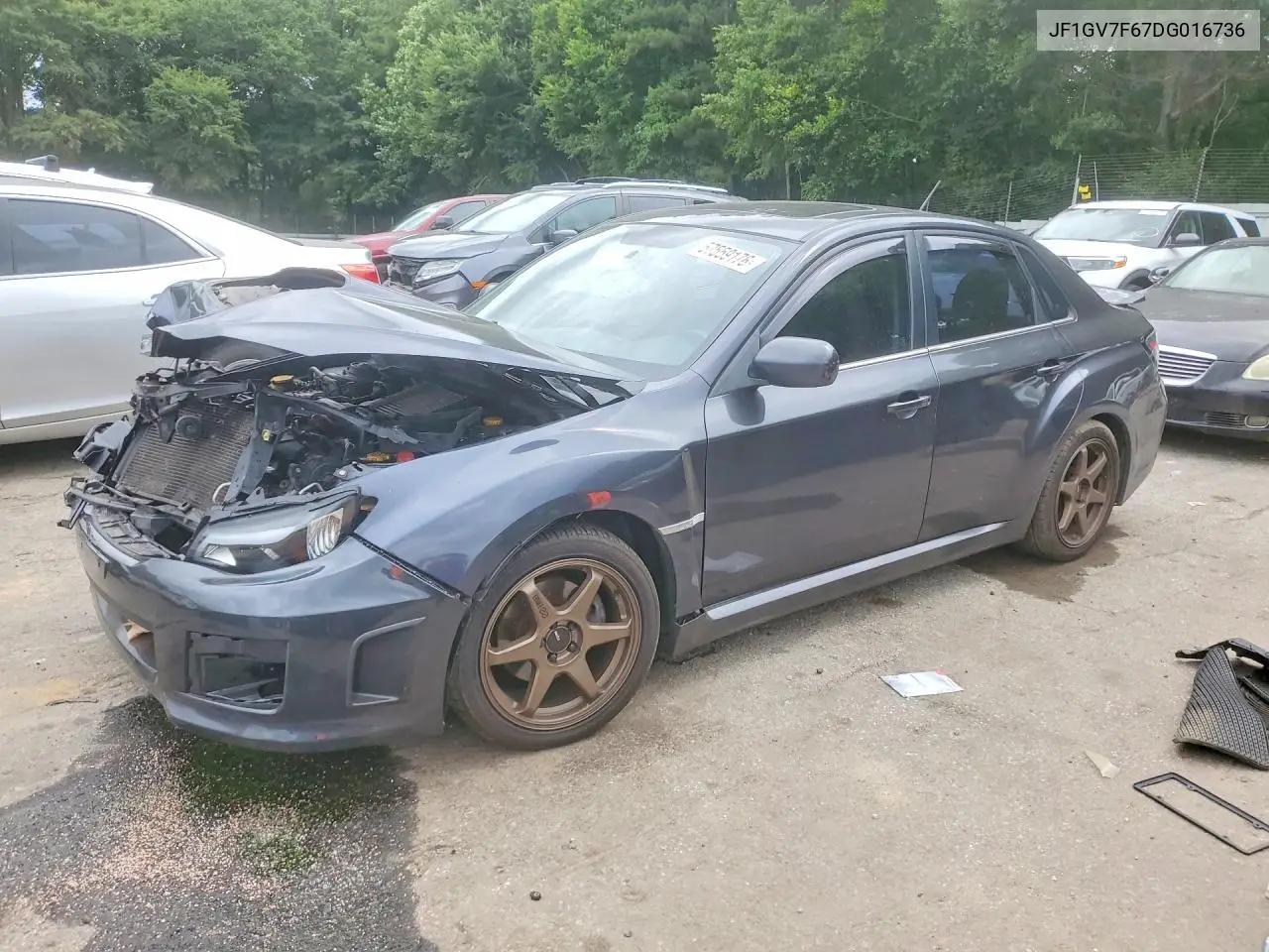 2013 Subaru Impreza Wrx VIN: JF1GV7F67DG016736 Lot: 57559176