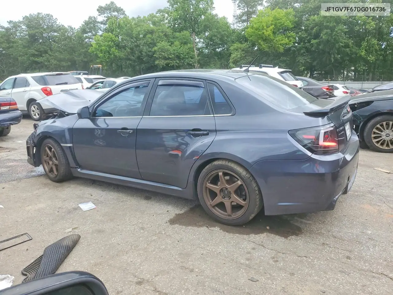 2013 Subaru Impreza Wrx VIN: JF1GV7F67DG016736 Lot: 57559176