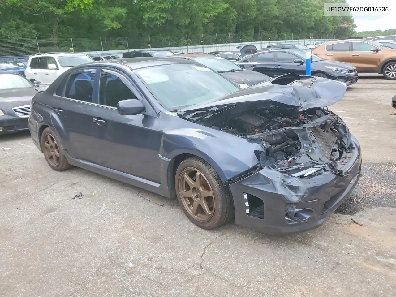 2013 Subaru Impreza Wrx VIN: JF1GV7F67DG016736 Lot: 57559176