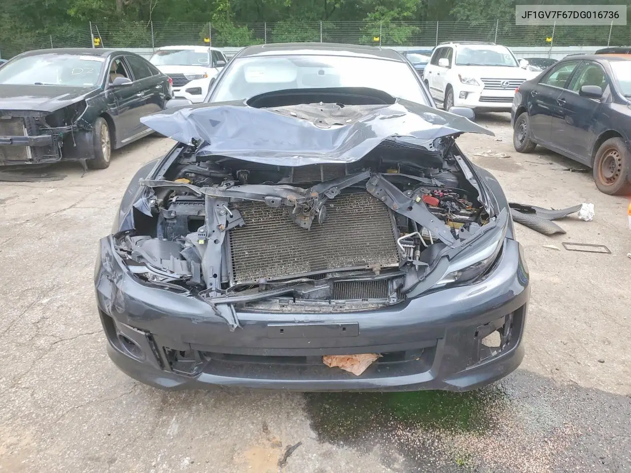 2013 Subaru Impreza Wrx VIN: JF1GV7F67DG016736 Lot: 57559176