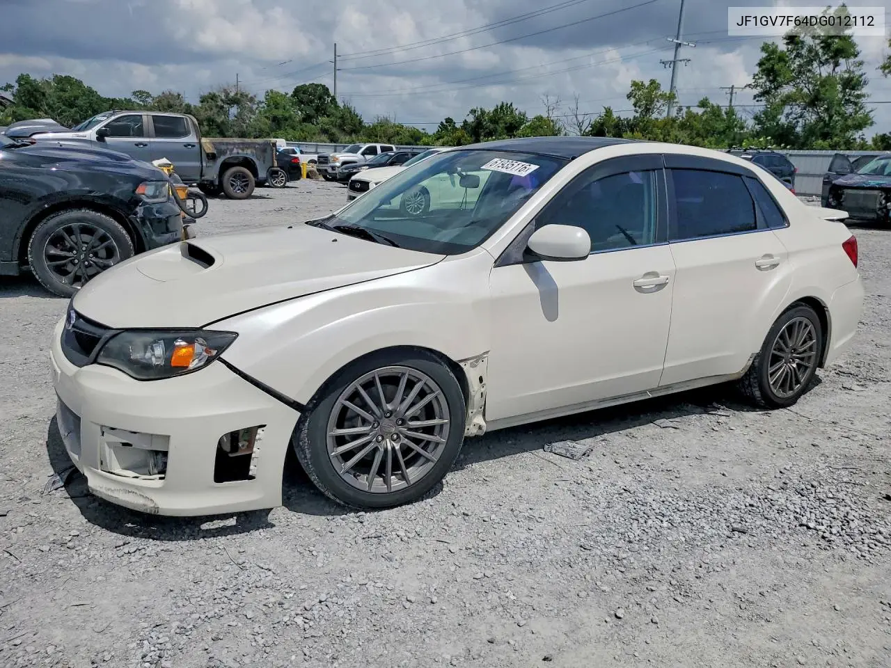 2013 Subaru Impreza Wrx VIN: JF1GV7F64DG012112 Lot: 61935116