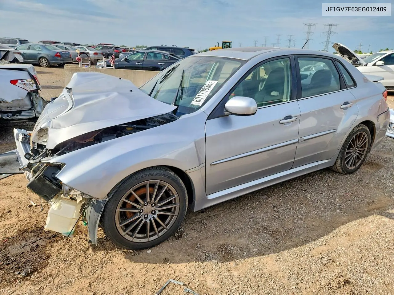 2014 Subaru Impreza Wrx VIN: JF1GV7F63EG012409 Lot: 60170836