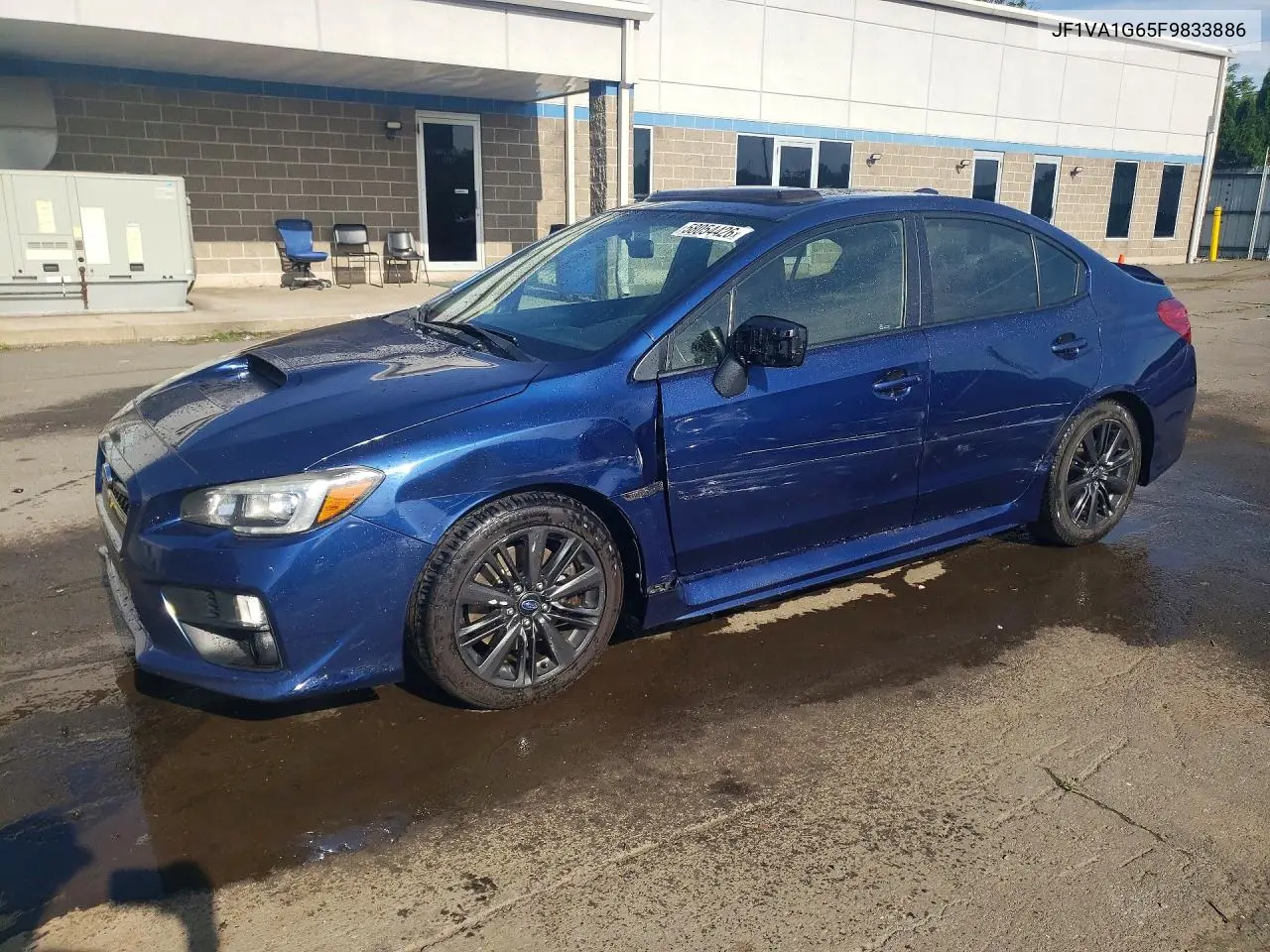2015 Subaru Wrx Limited VIN: JF1VA1G65F9833886 Lot: 58054426