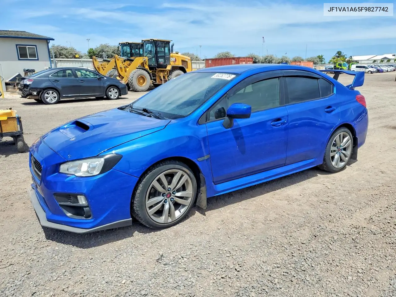 2015 Subaru Wrx VIN: JF1VA1A65F9827742 Lot: 58252776