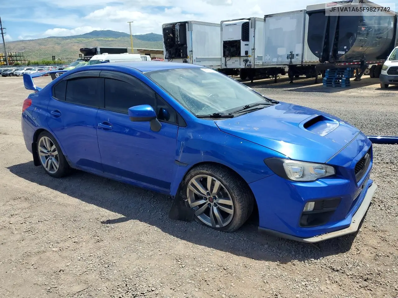 2015 Subaru Wrx VIN: JF1VA1A65F9827742 Lot: 58252776