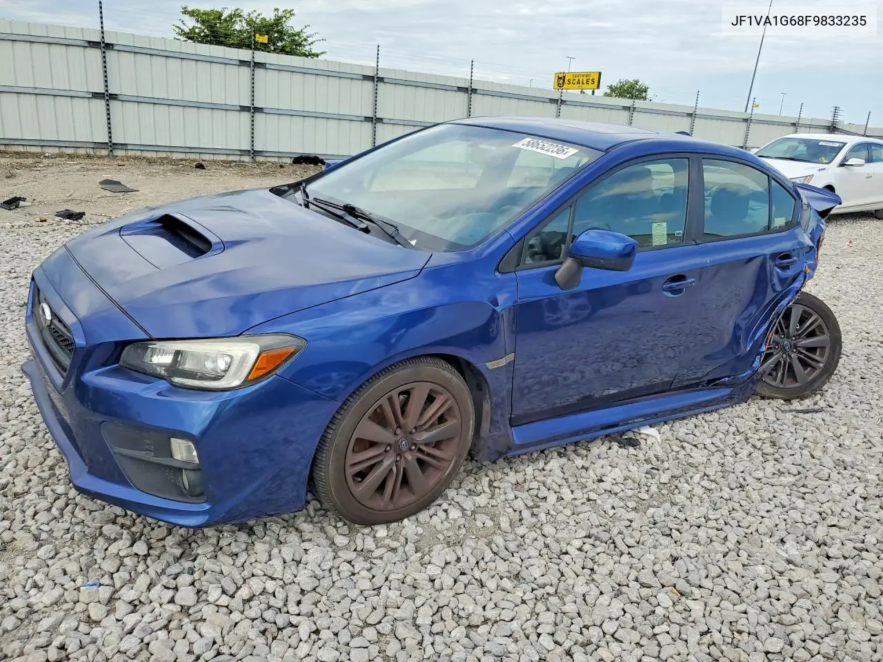 2015 Subaru Wrx Limited VIN: JF1VA1G68F9833235 Lot: 58652236