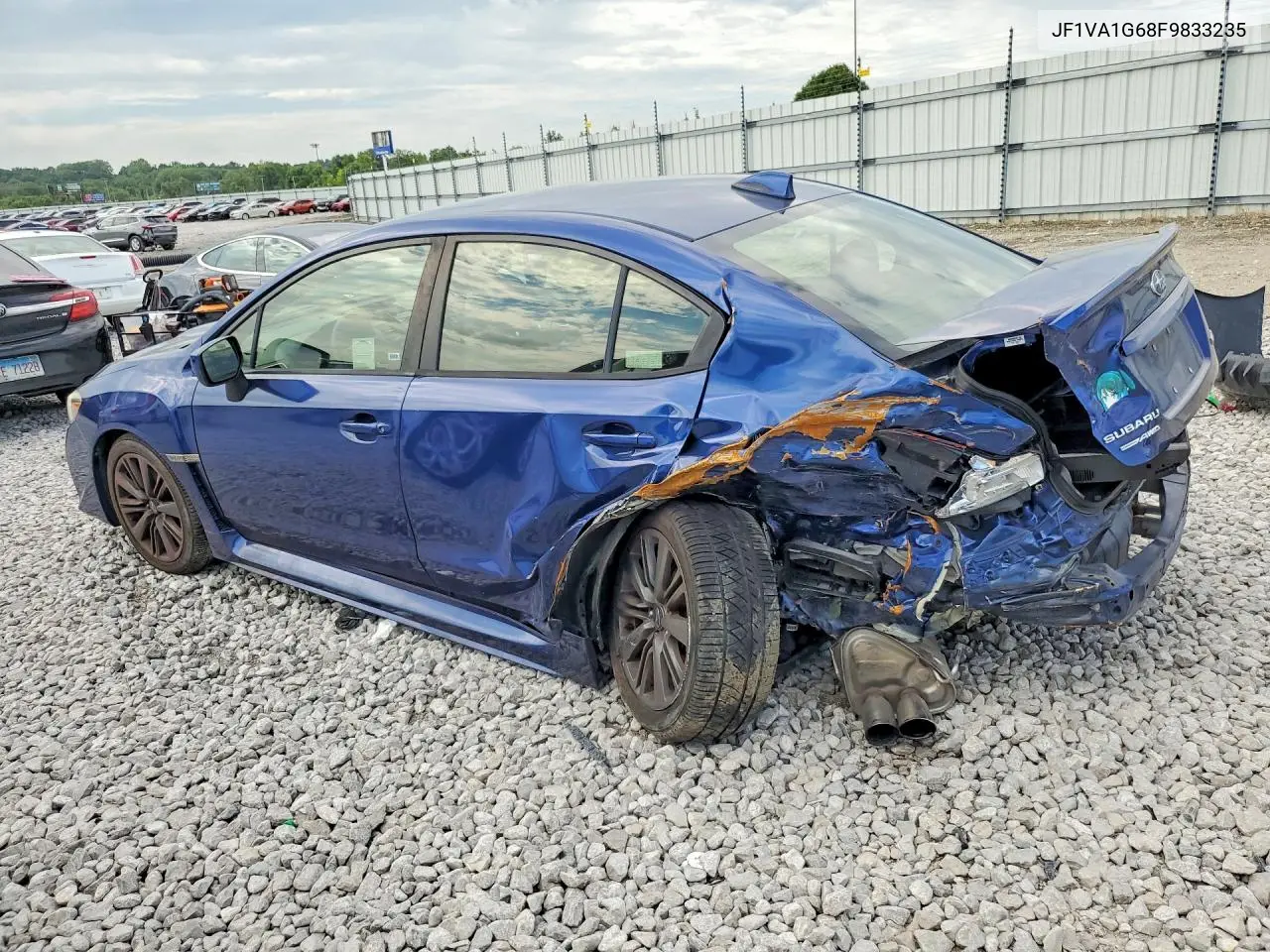 2015 Subaru Wrx Limited VIN: JF1VA1G68F9833235 Lot: 58652236