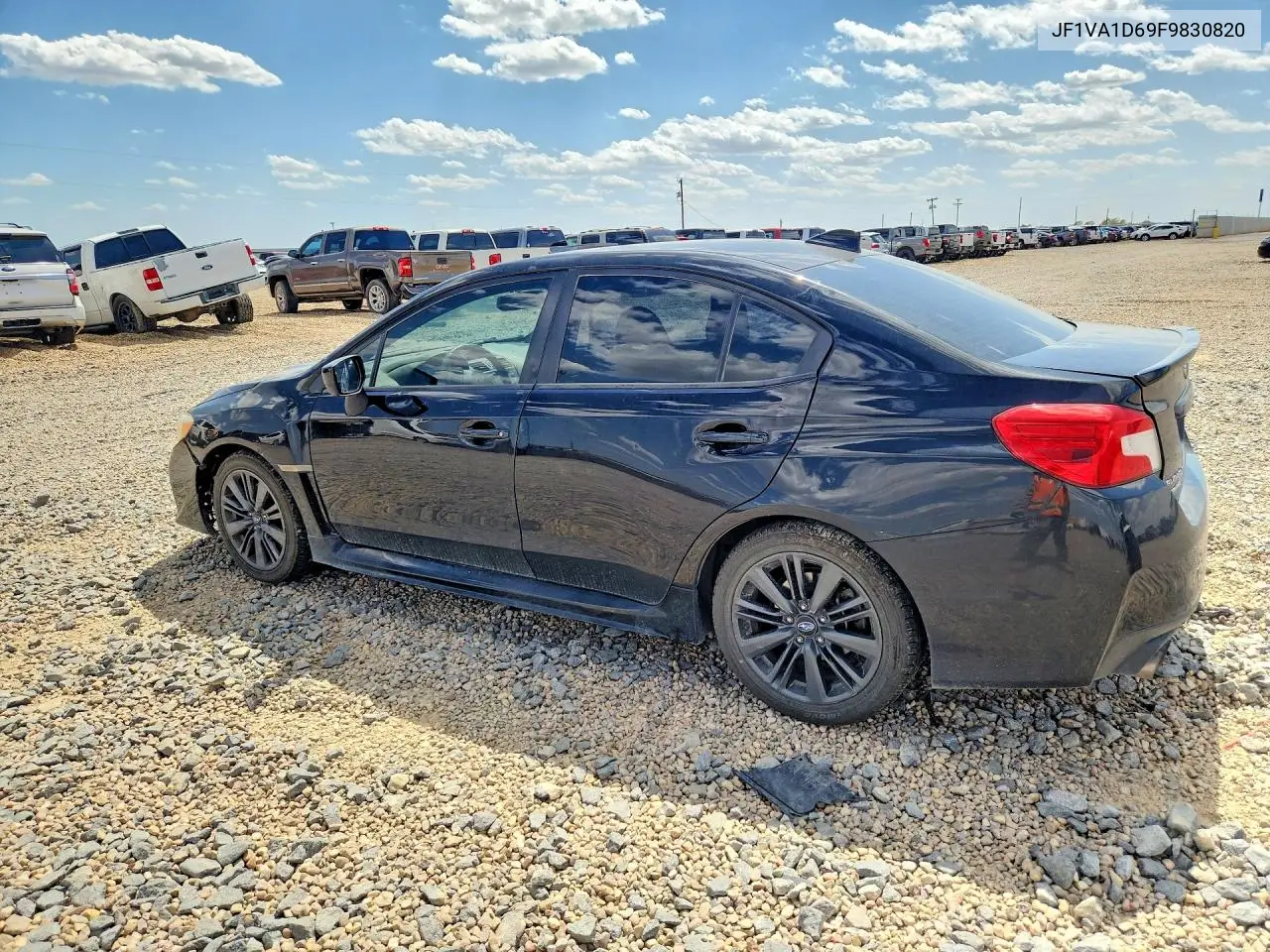 2015 Subaru Wrx Premium VIN: JF1VA1D69F9830820 Lot: 60380076