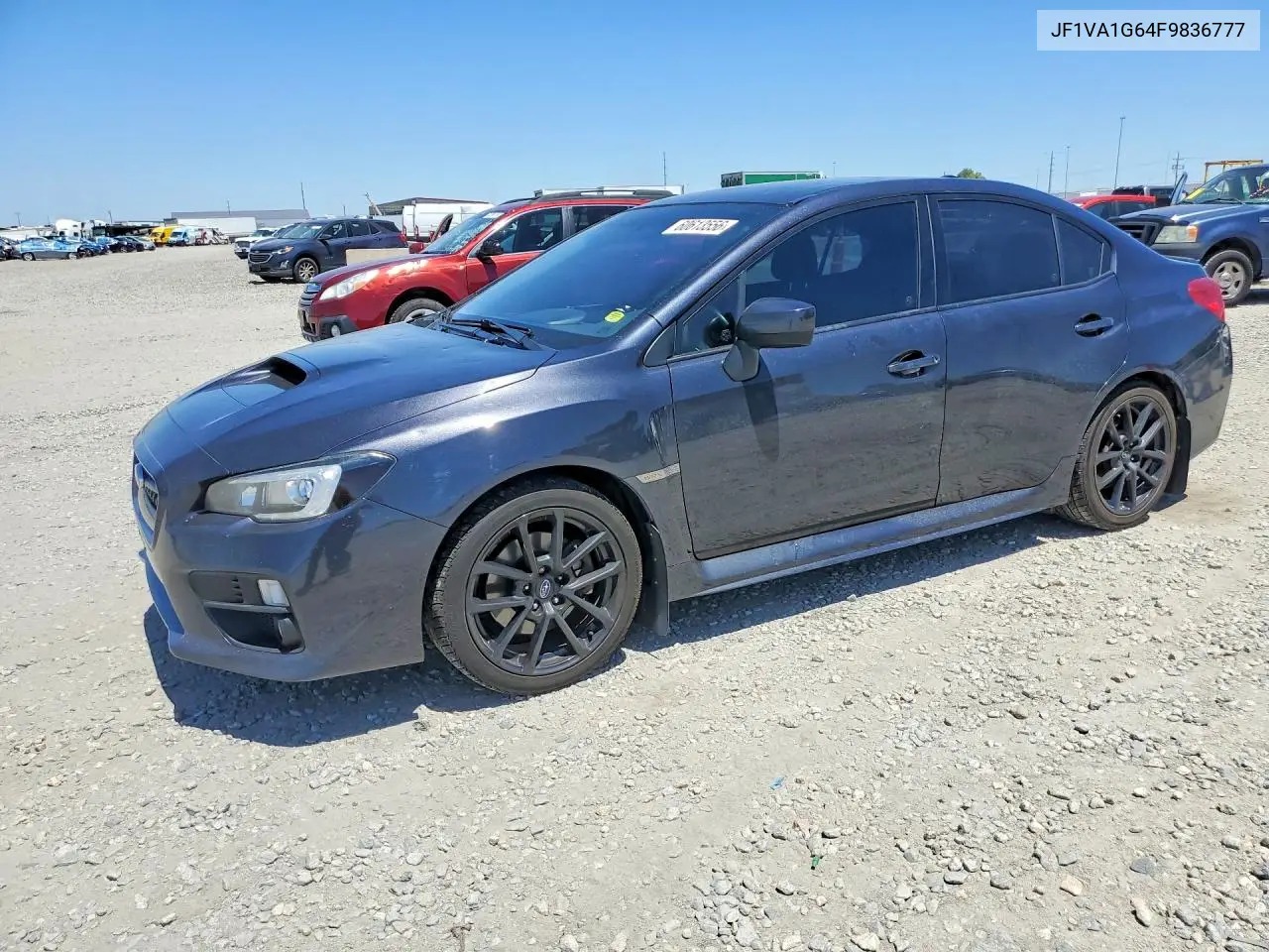 2015 Subaru Wrx Limited VIN: JF1VA1G64F9836777 Lot: 60613556