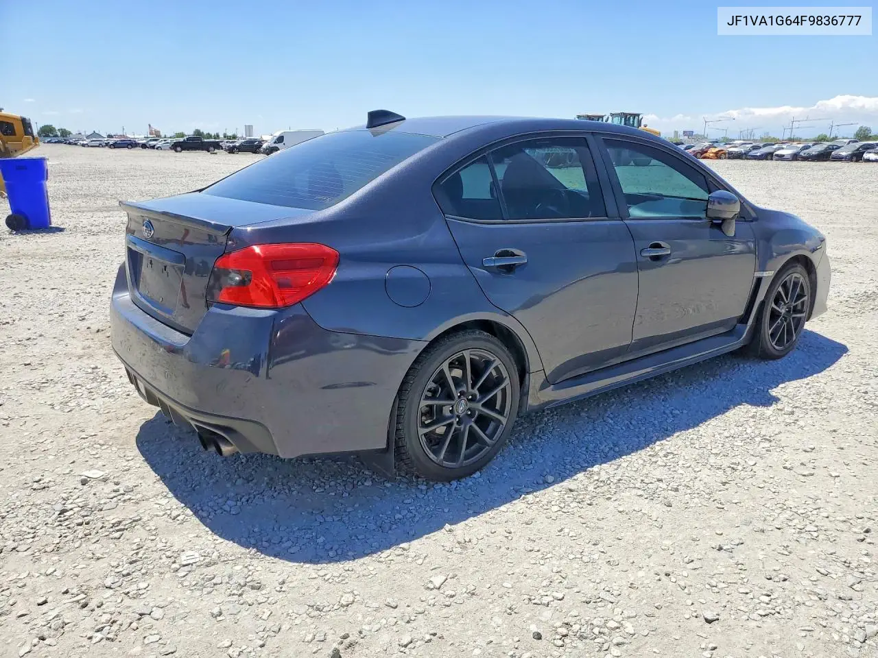 2015 Subaru Wrx Limited VIN: JF1VA1G64F9836777 Lot: 60613556