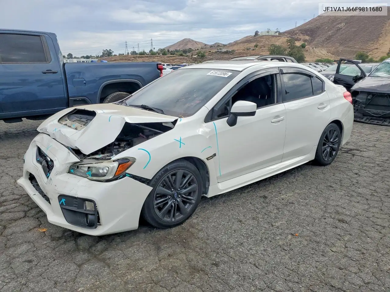 2015 Subaru Wrx Limited VIN: JF1VA1J66F9811680 Lot: 61972096