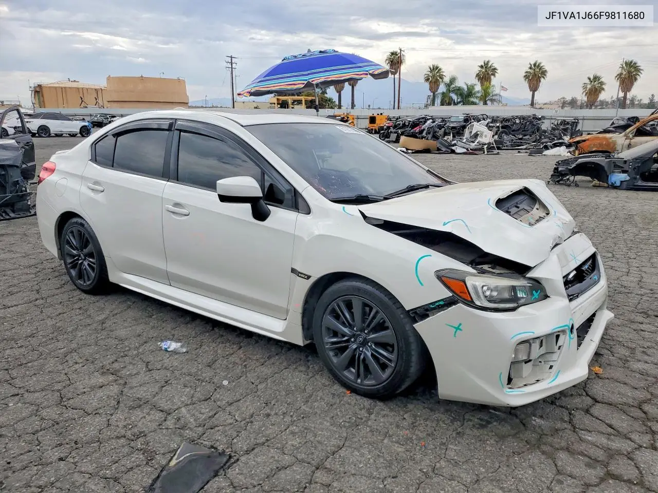 2015 Subaru Wrx Limited VIN: JF1VA1J66F9811680 Lot: 61972096