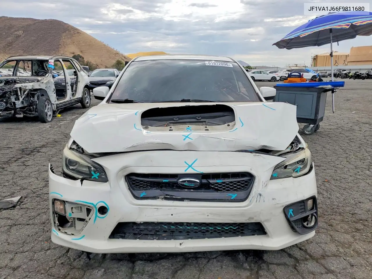 2015 Subaru Wrx Limited VIN: JF1VA1J66F9811680 Lot: 61972096