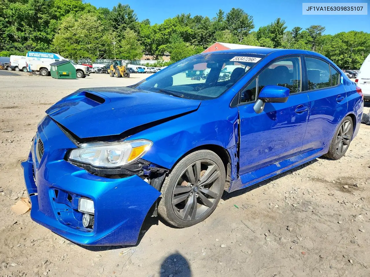 2016 Subaru Wrx Premium VIN: JF1VA1E63G9835107 Lot: 55347266