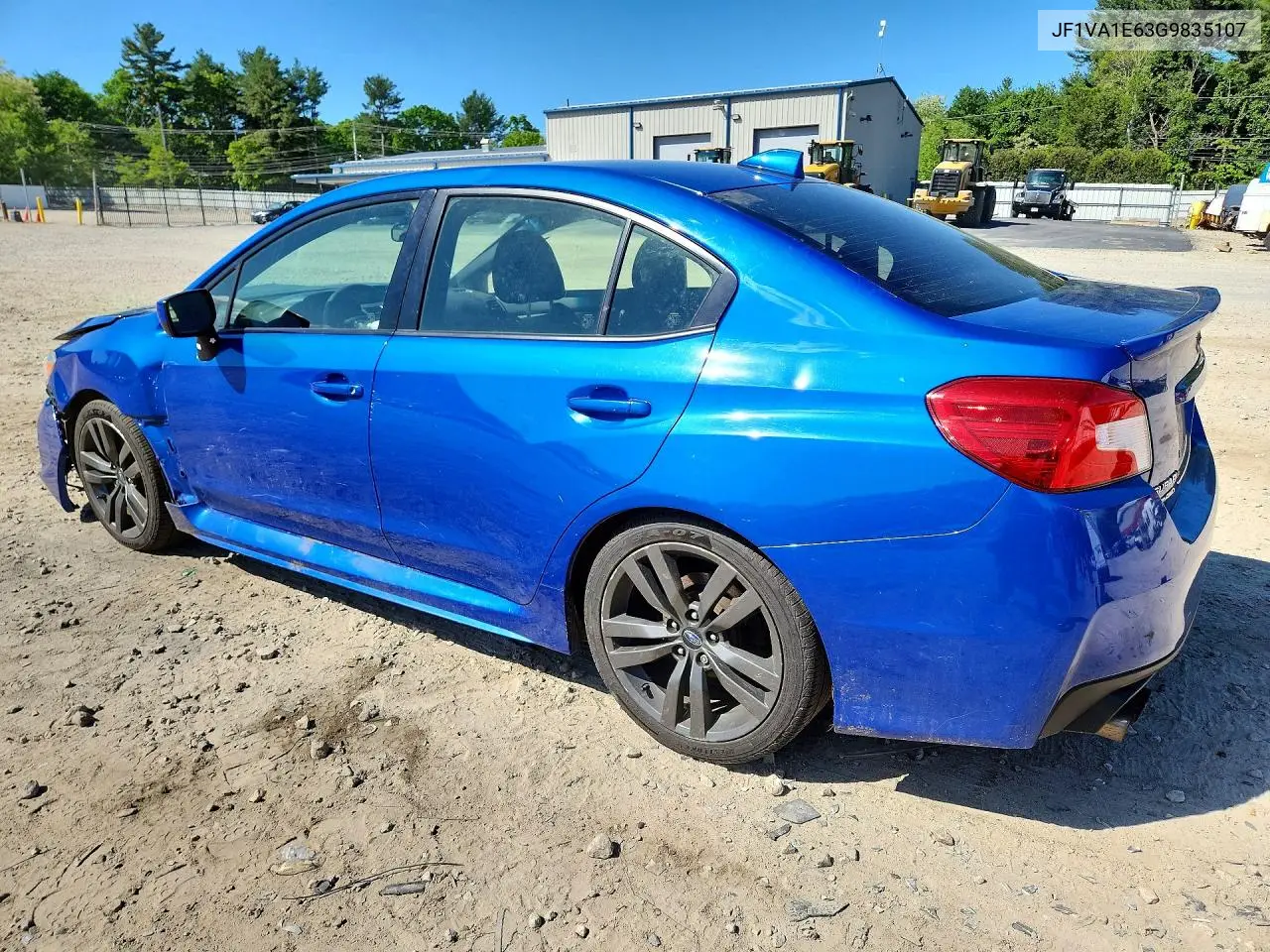 2016 Subaru Wrx Premium VIN: JF1VA1E63G9835107 Lot: 55347266