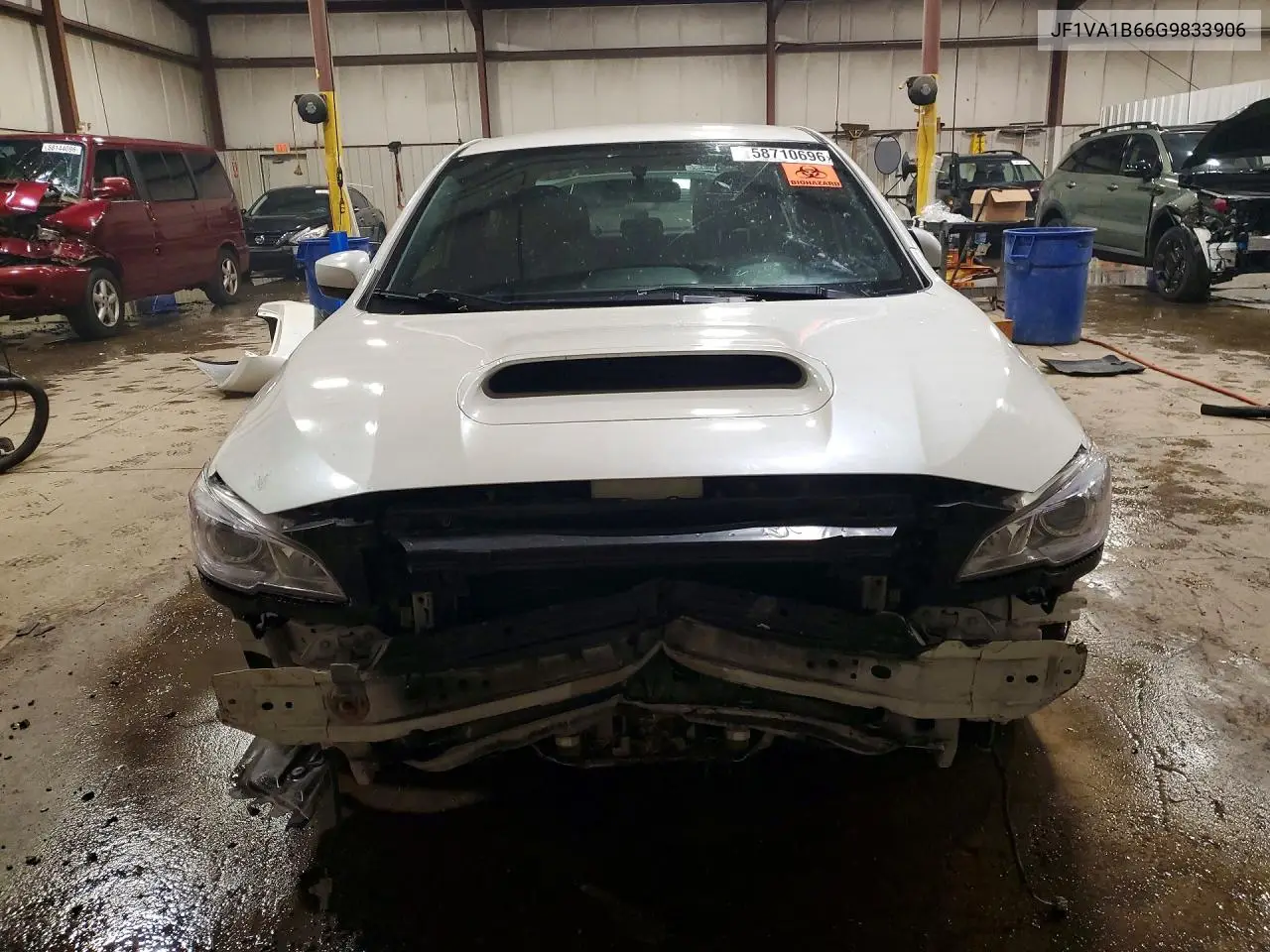 2016 Subaru Wrx VIN: JF1VA1B66G9833906 Lot: 58710696