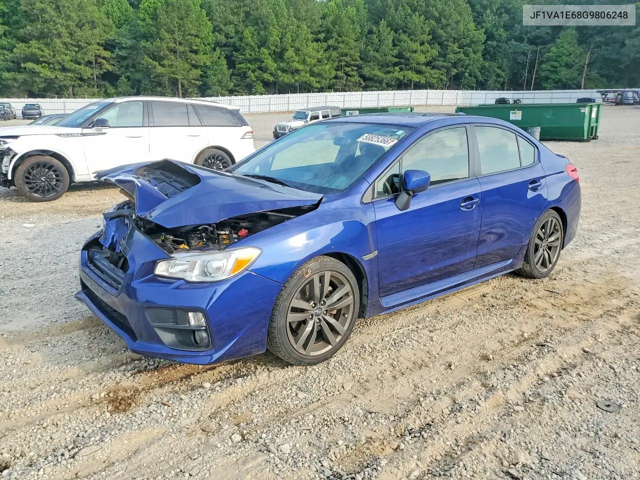 2016 Subaru Wrx Premium VIN: JF1VA1E68G9806248 Lot: 58825366