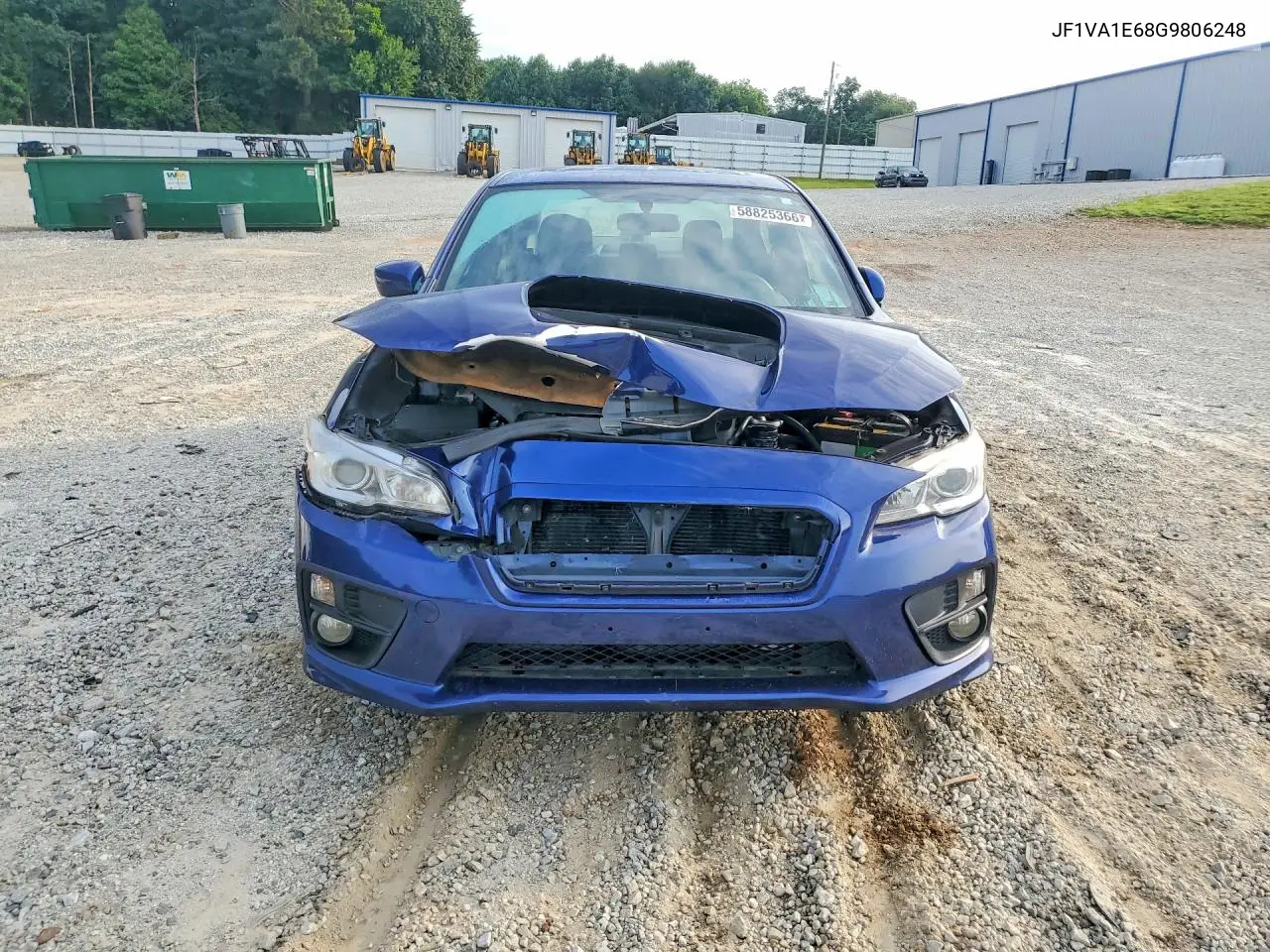 2016 Subaru Wrx Premium VIN: JF1VA1E68G9806248 Lot: 58825366
