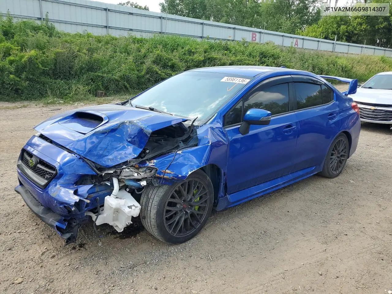 2016 Subaru Wrx Sti VIN: JF1VA2M66G9814307 Lot: 58961136